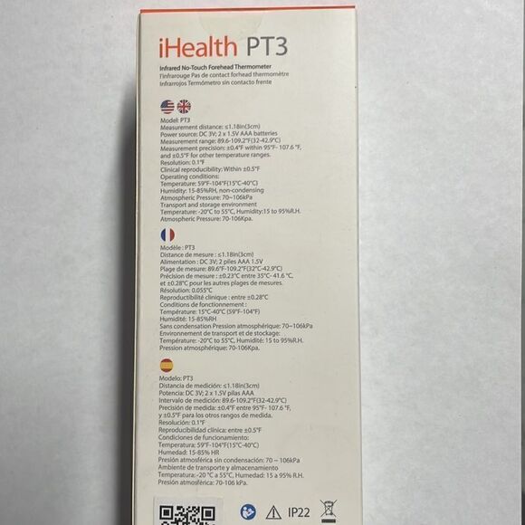 iHealth Infrared No-Touch Thermometer  - Picture 3 of 4